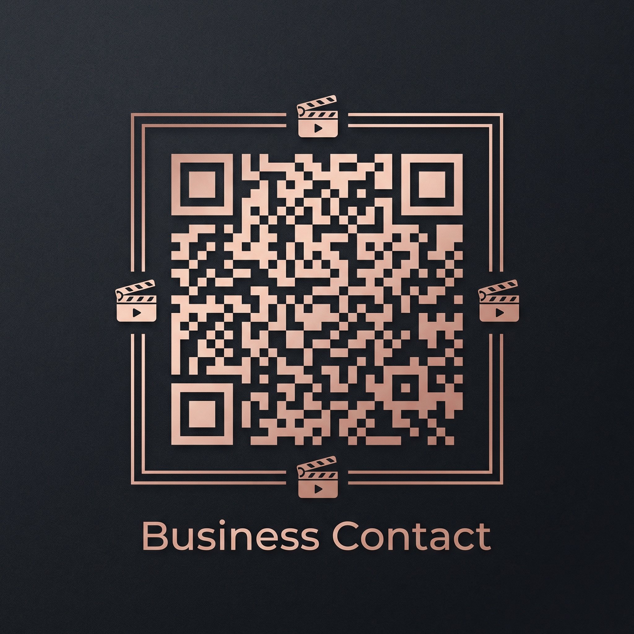 黄色仓库商务二维码